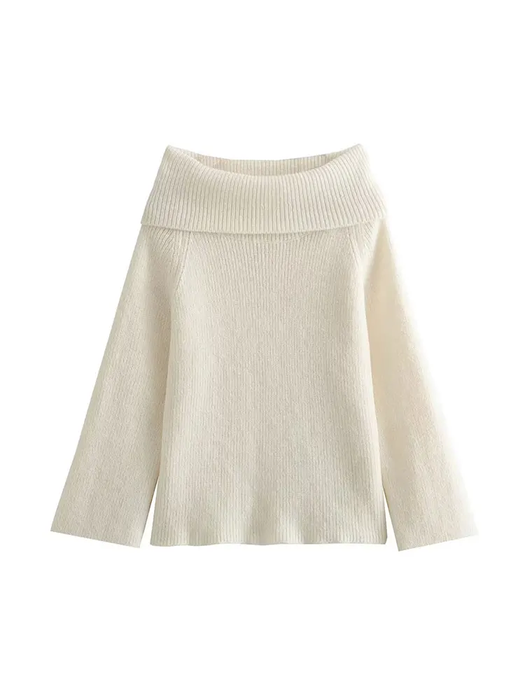 Offshoulder Knit Long Sleeve Top - Image 7