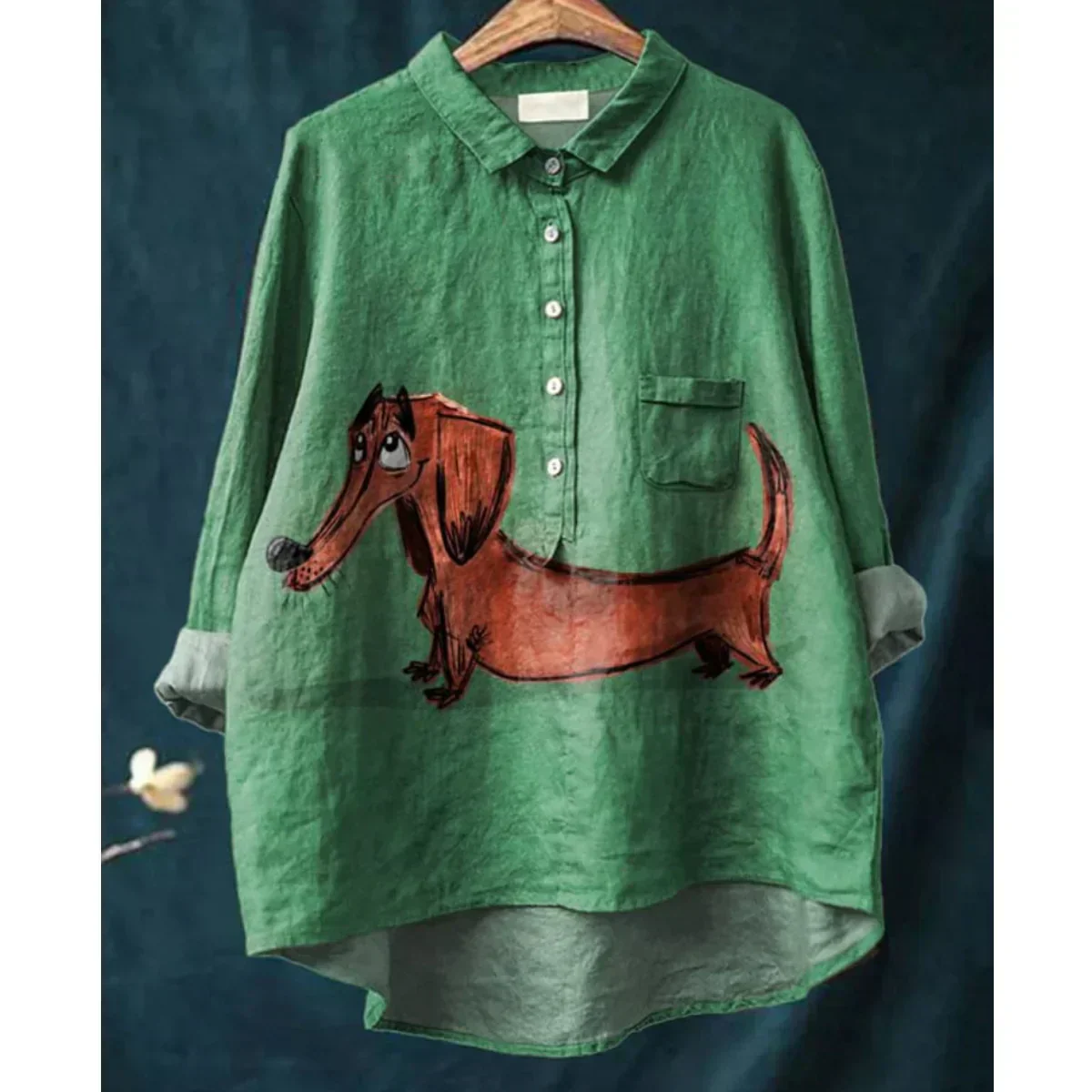 Pepper Dog Tee with Artistic Touch - Image 2