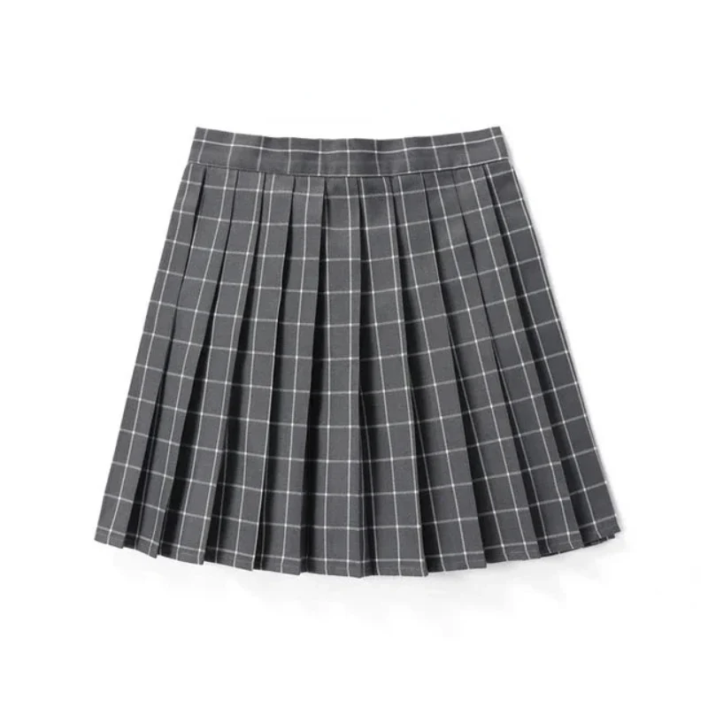 Pleated Check Skirt for Women - Image 10