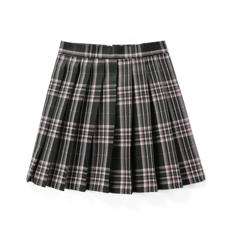 Pleated Check Skirt for Women - Image 14