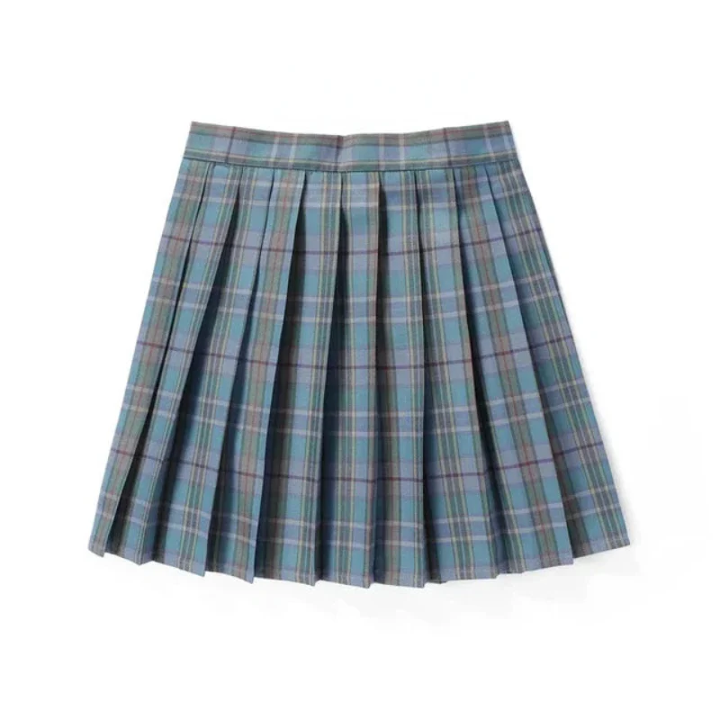 Pleated Check Skirt for Women - Image 17