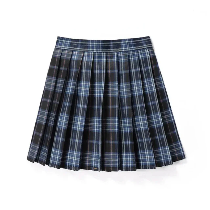 Pleated Check Skirt for Women - Image 21