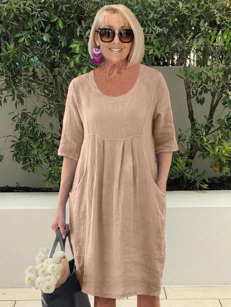 Pocket Beach Tunic Dress - Image 2