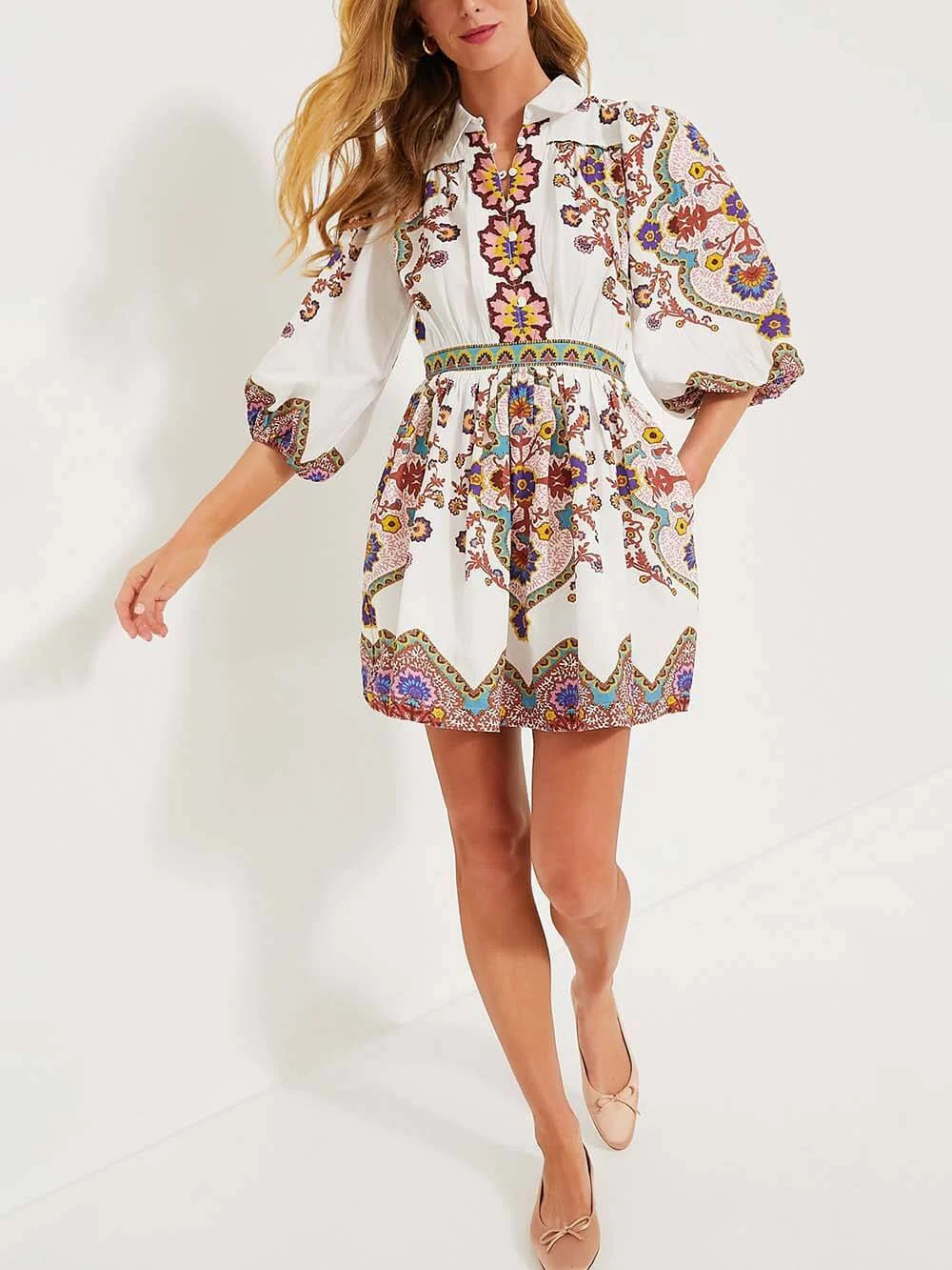 Pocket Shirt Mini Dress - Image 6