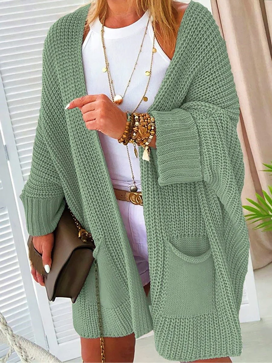 Pockets Knitted Cardigan for Women - Image 5