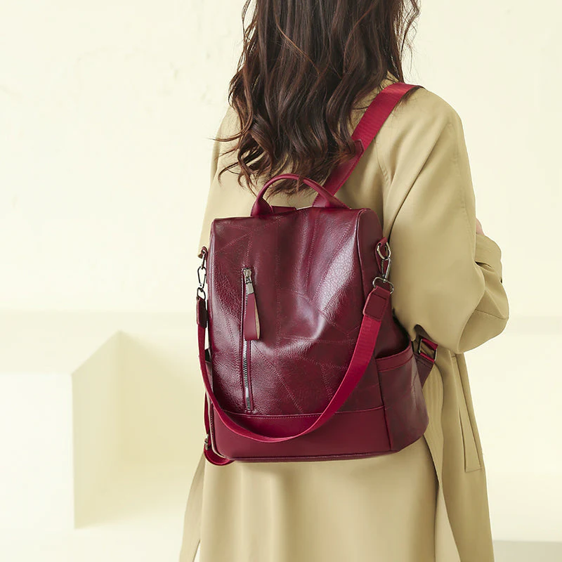 Premium Leather Backpack with Smart Storage - Image 17