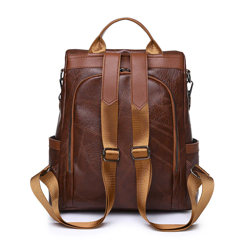 Premium Leather Backpack with Smart Storage - Image 6