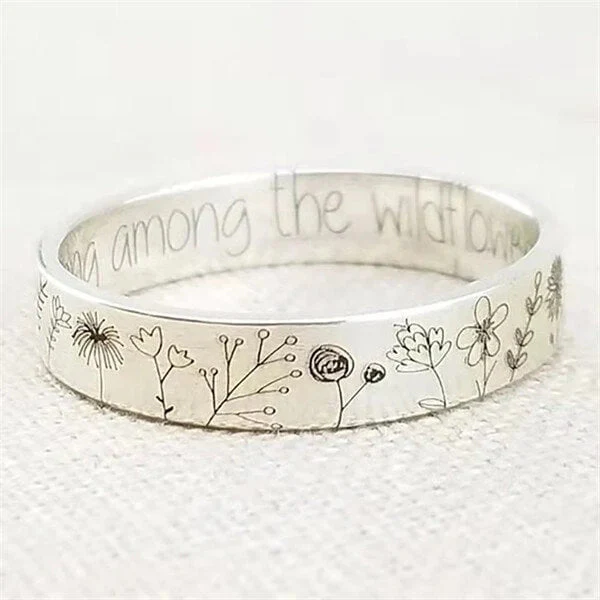 Pressed Dandelion Flower Ring - Image 3