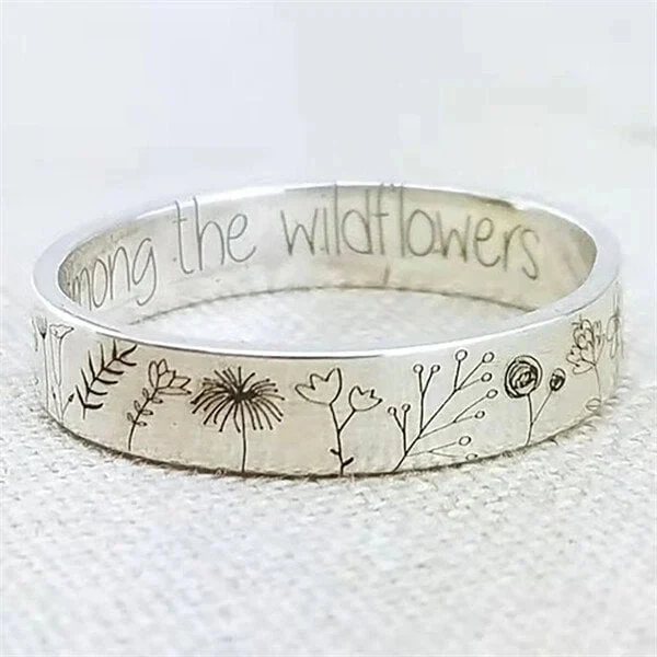 Pressed Dandelion Flower Ring - Image 5