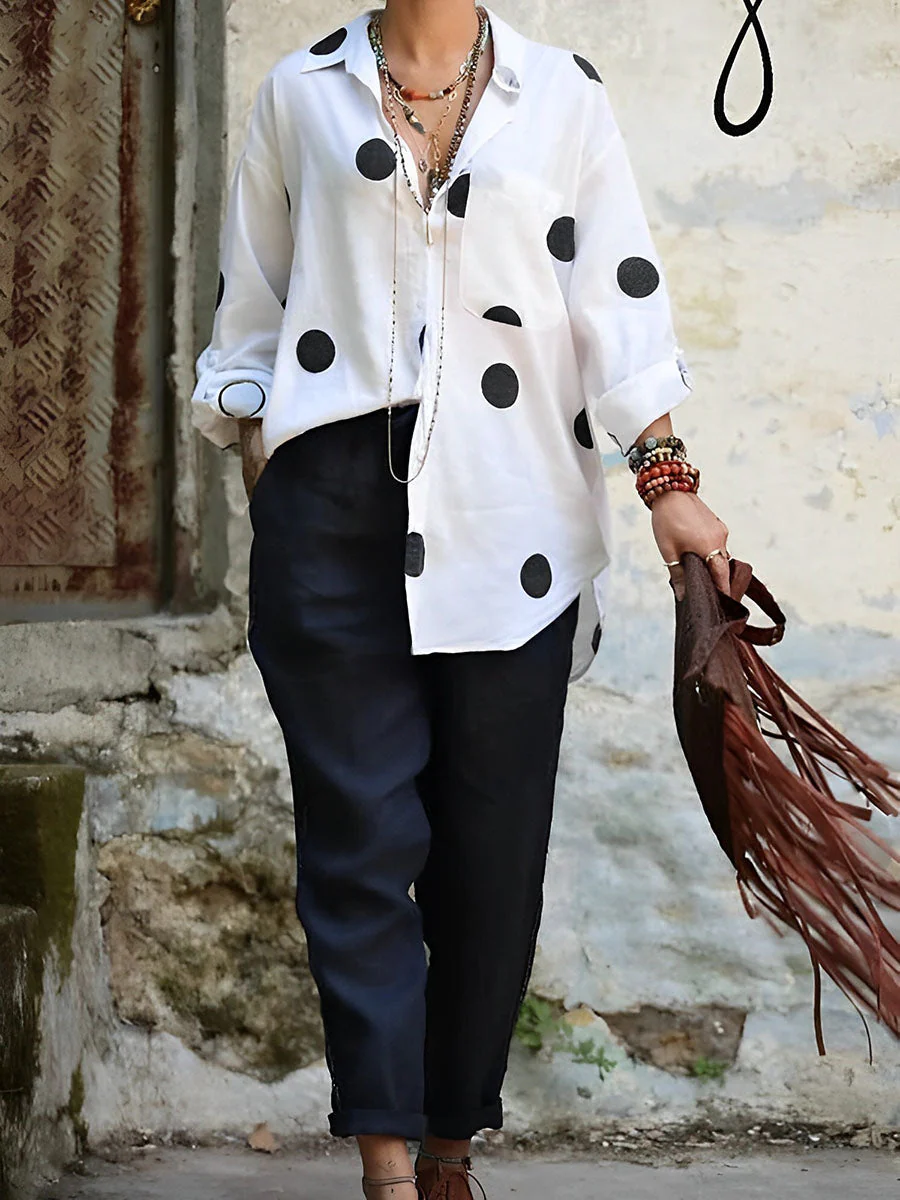 Printed Casual Shirt Two-Piece Set - Image 5