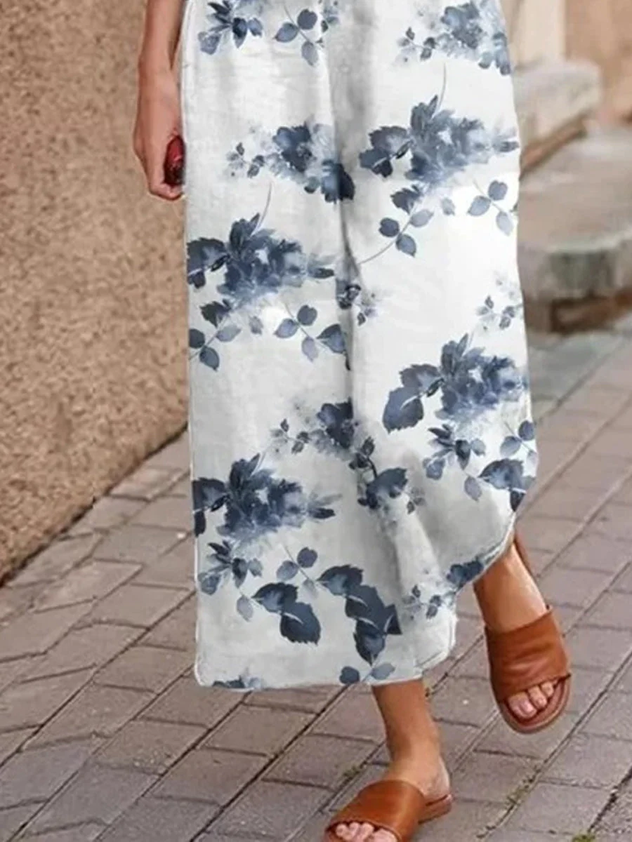 Printed Loose Women Two Piece-Set - Image 4