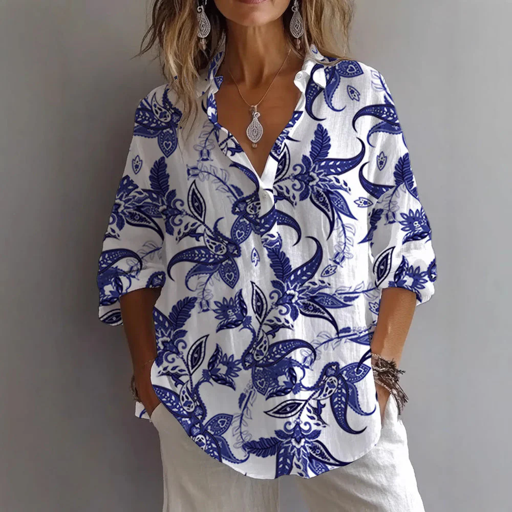 Printed Top with Breezy Loose Design - Image 4