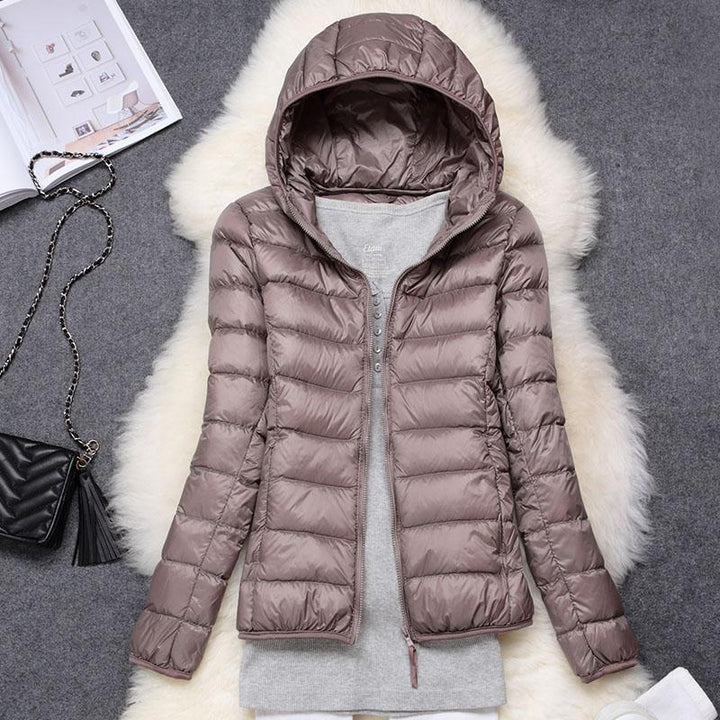 Puffer jacket with hood - Image 2