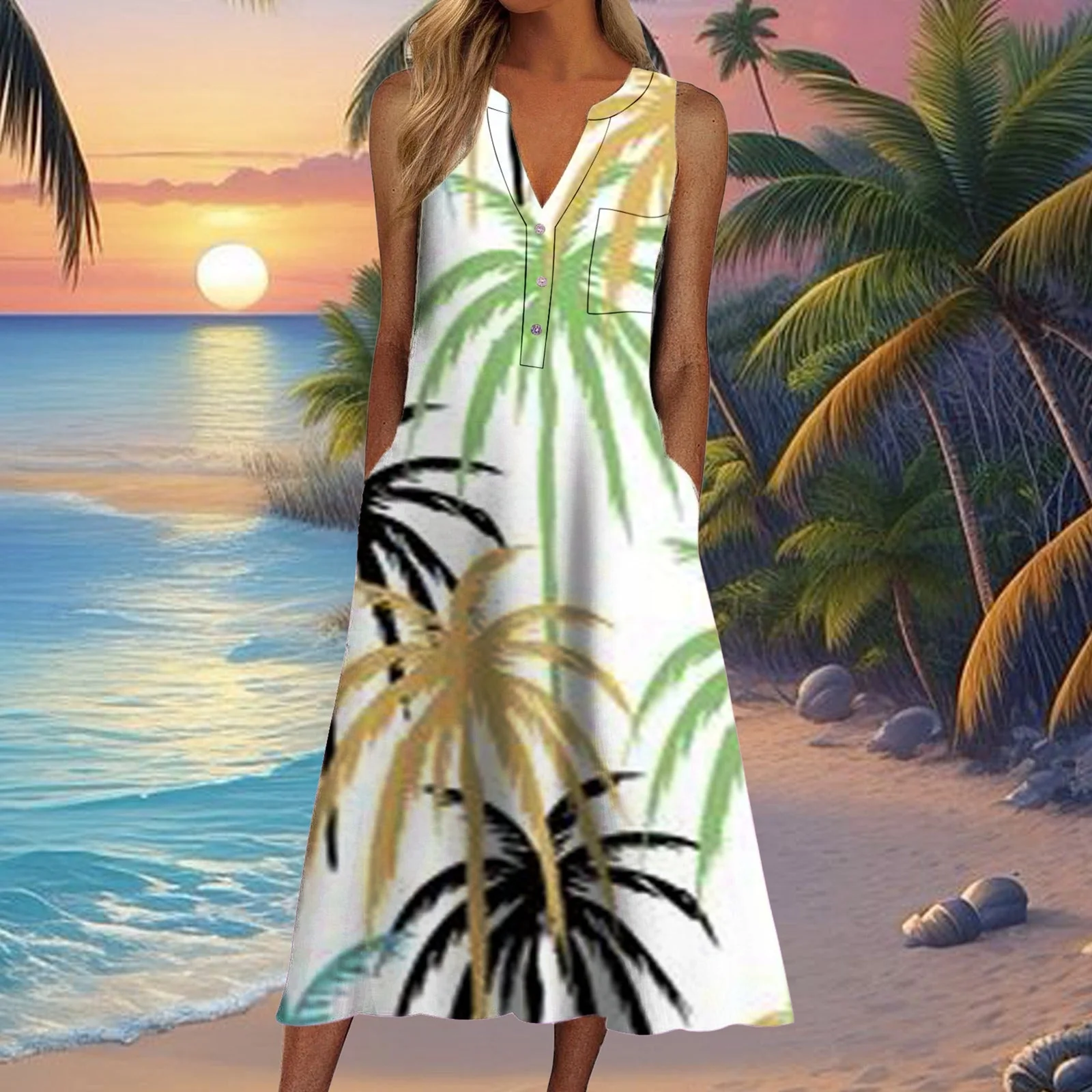 Pure Chill Dress with Relaxed Casual Fit - Image 4