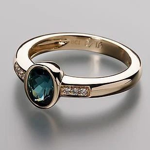 Blue Crystal Ring - Image 2