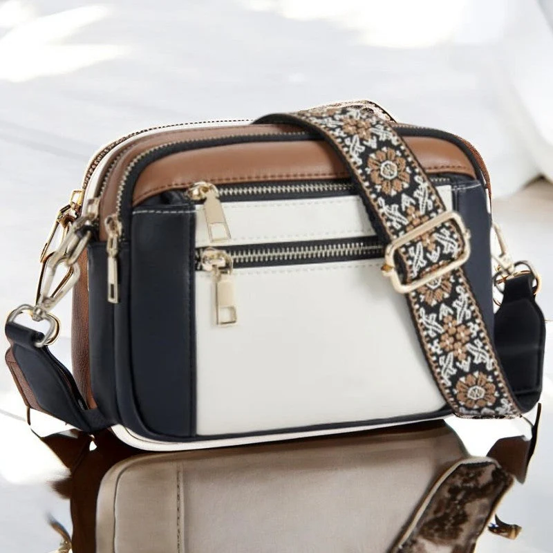 Refined Leather Shoulder Bag - Image 12