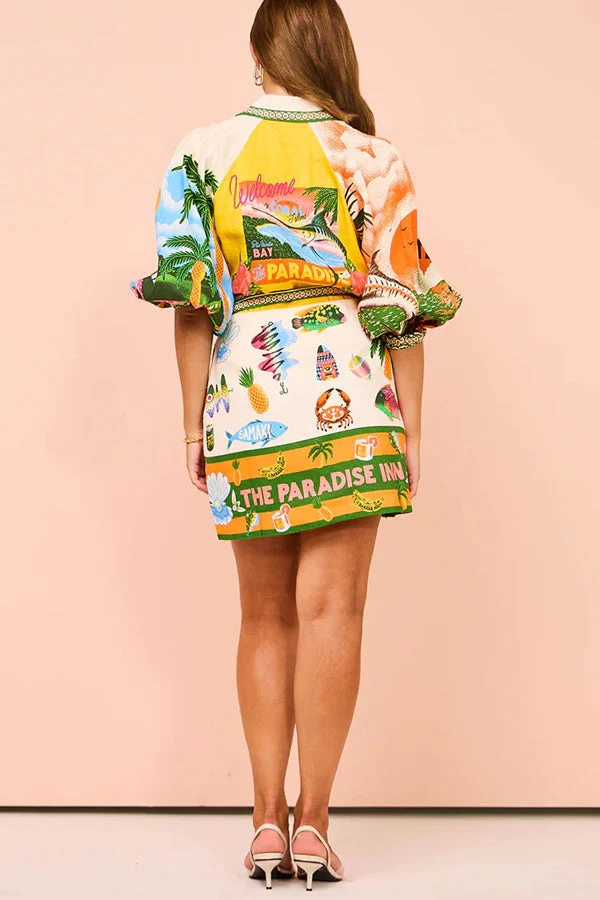 Relaxed Fit Mini Shirt Dress - Image 12