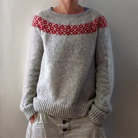 Relaxed Fit Sweater with Soft Cozy Feel - Image 2