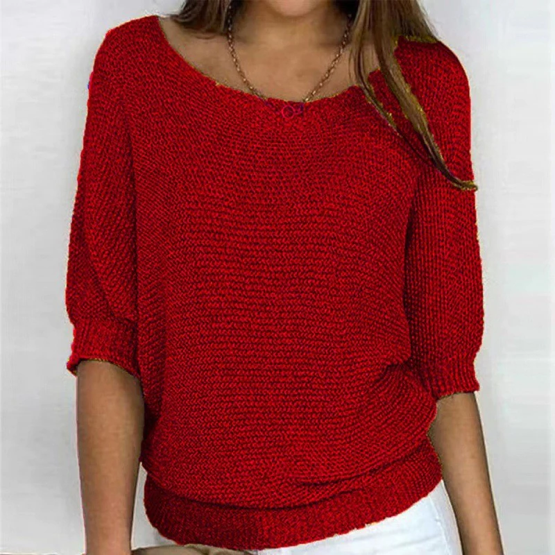 Relaxed Ribbed Knit Lounge Top - Image 16