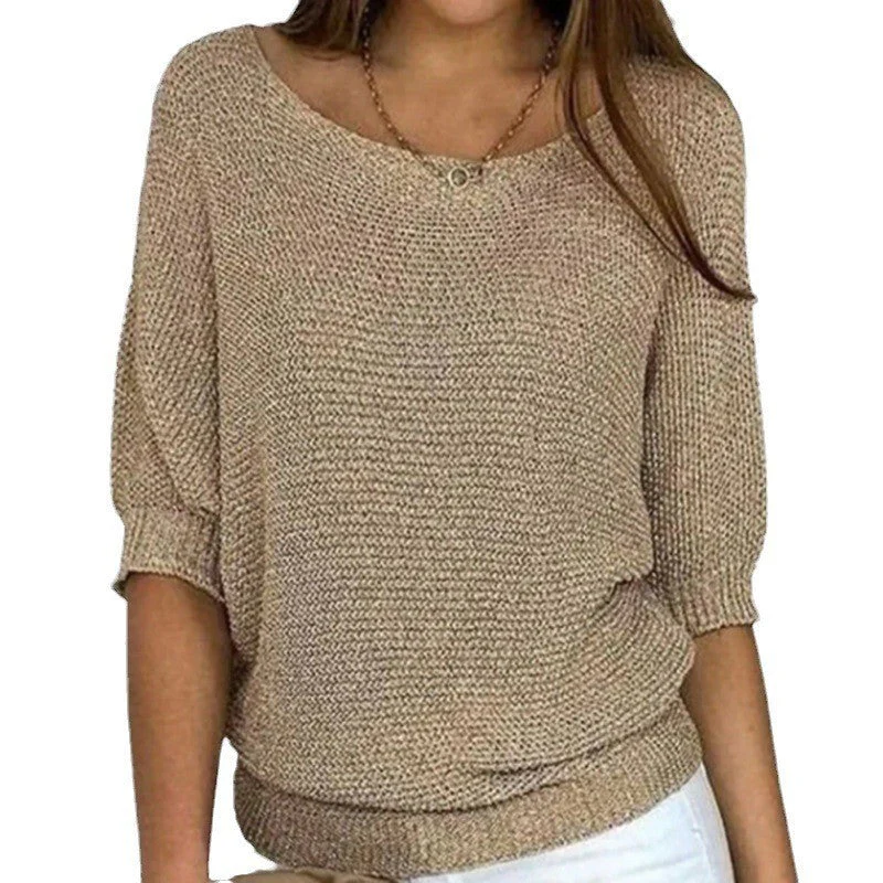 Relaxed Ribbed Knit Lounge Top - Image 24
