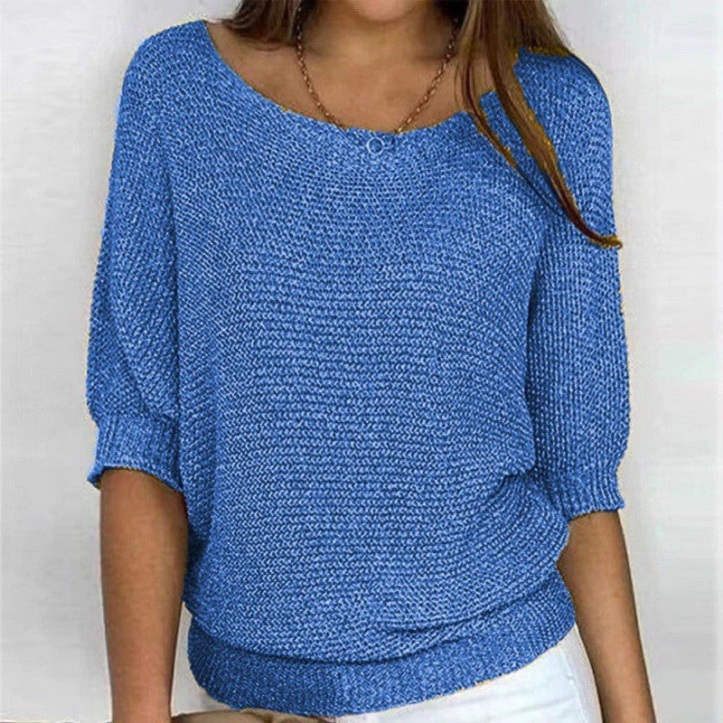 Relaxed Ribbed Knit Lounge Top - Image 6