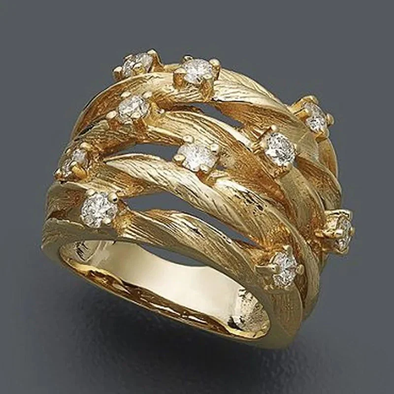 Retro Gold Boho Ring for Women - Image 3