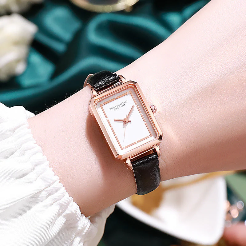 Retro Square Quartz Watch For Women