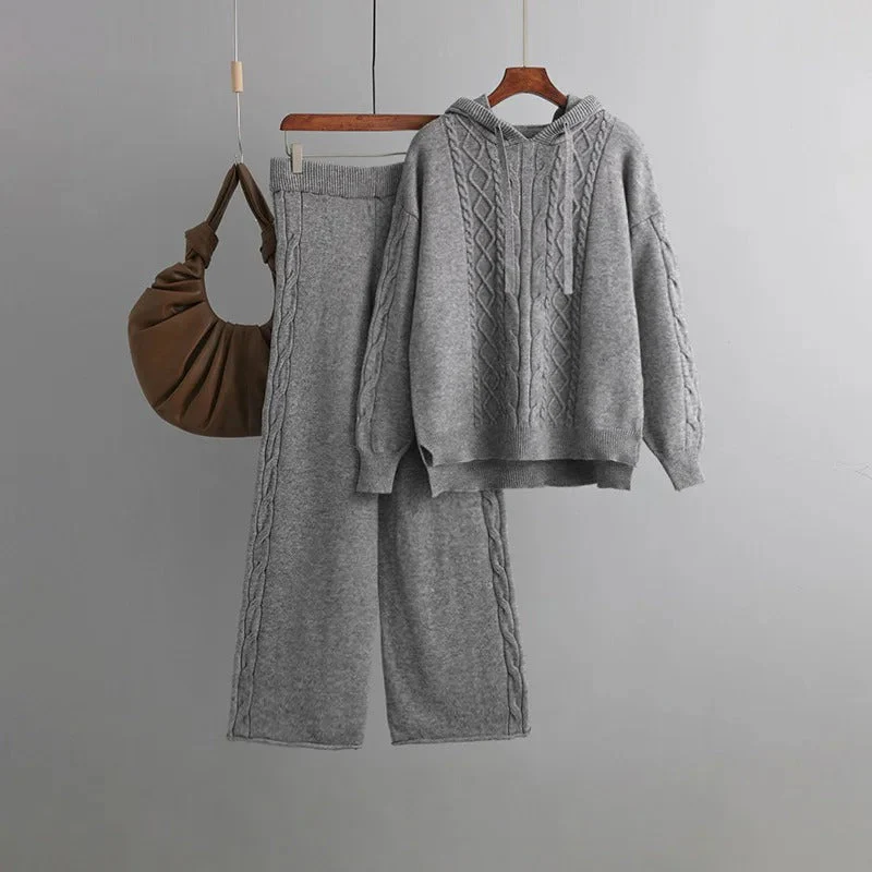 Roma™ - Ultra-comfortable, oversized knitted suit set - Image 6