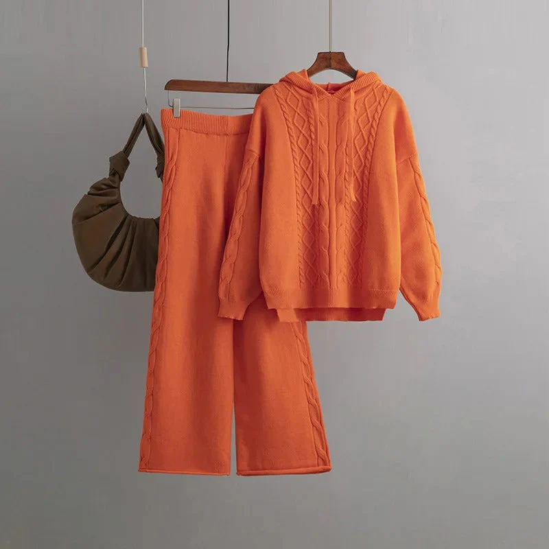 Roma™ - Ultra-comfortable, oversized knitted suit set - Image 8