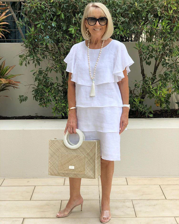 Dreamy Drape Flowy Midi Dress - Image 2