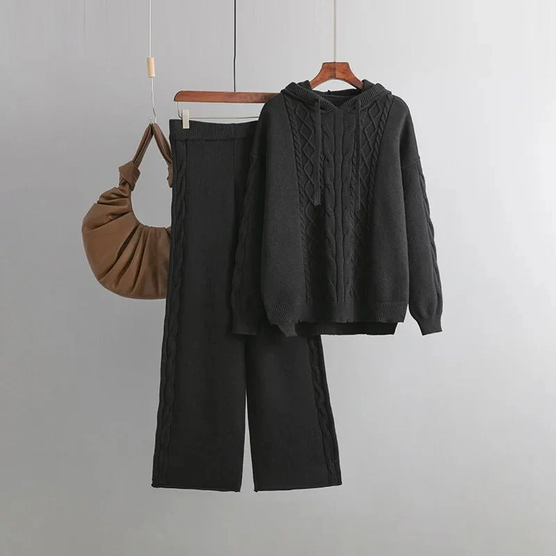 Roma™ - Ultra-comfortable, oversized knitted suit set - Image 5
