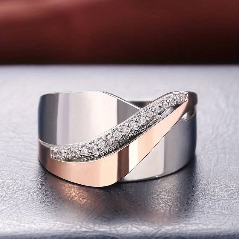 Rose Gold Sparkle Ring
