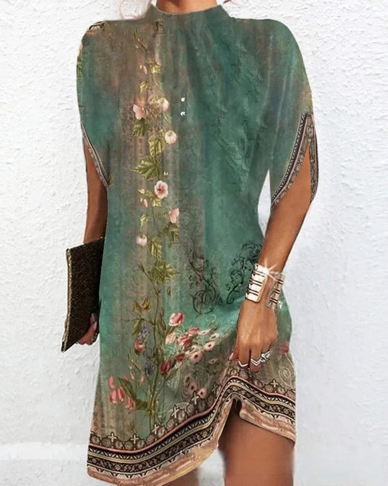 Round Neck Casual Dress - Image 24
