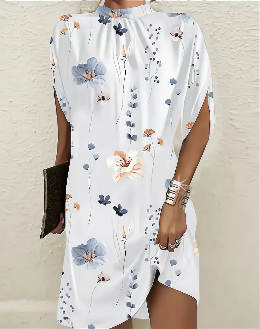 Round Neck Casual Dress - Image 32