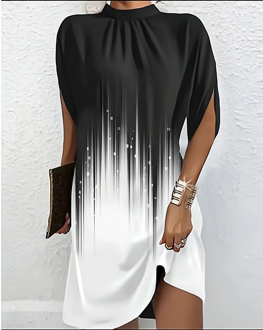 Round Neck Casual Dress - Image 33