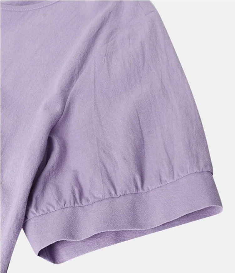 Round Neck Loose Casual Dress - Image 3