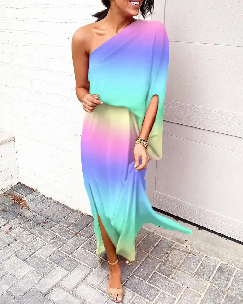 Single Sleeve Bodycon Dress - Image 16