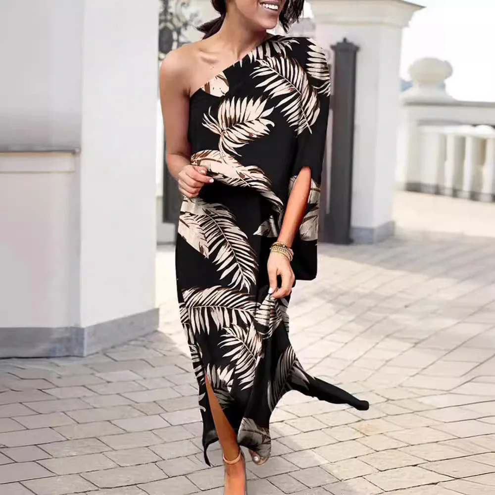 Single Sleeve Bodycon Dress - Image 2