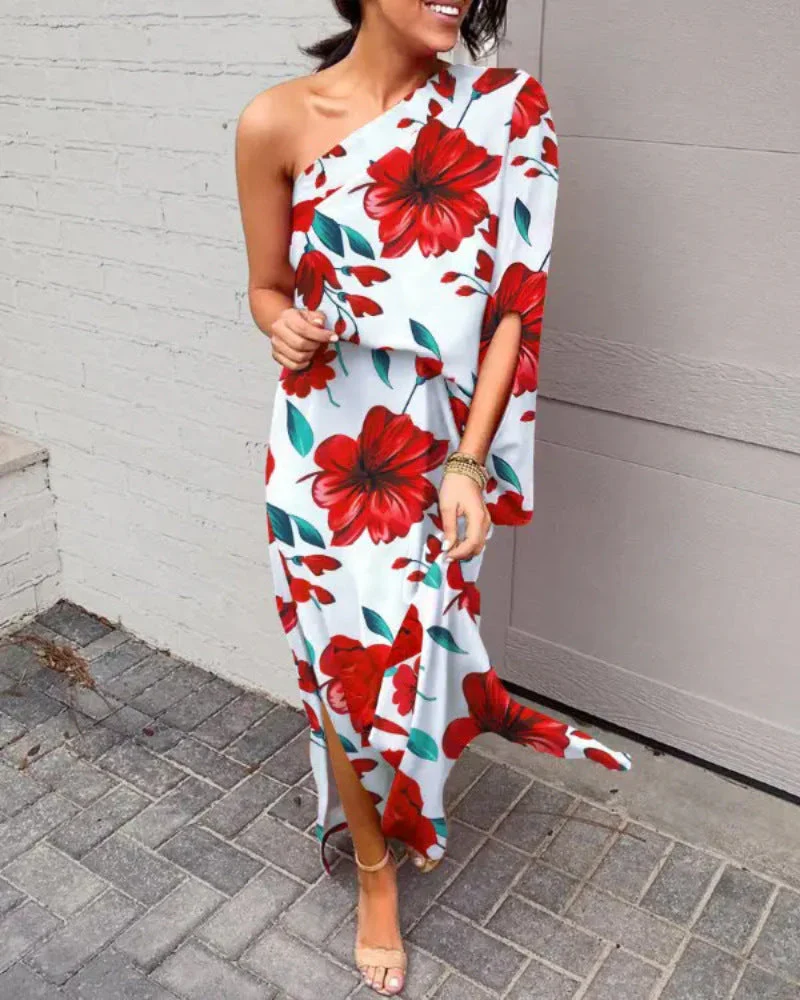 Single Sleeve Bodycon Dress - Image 8