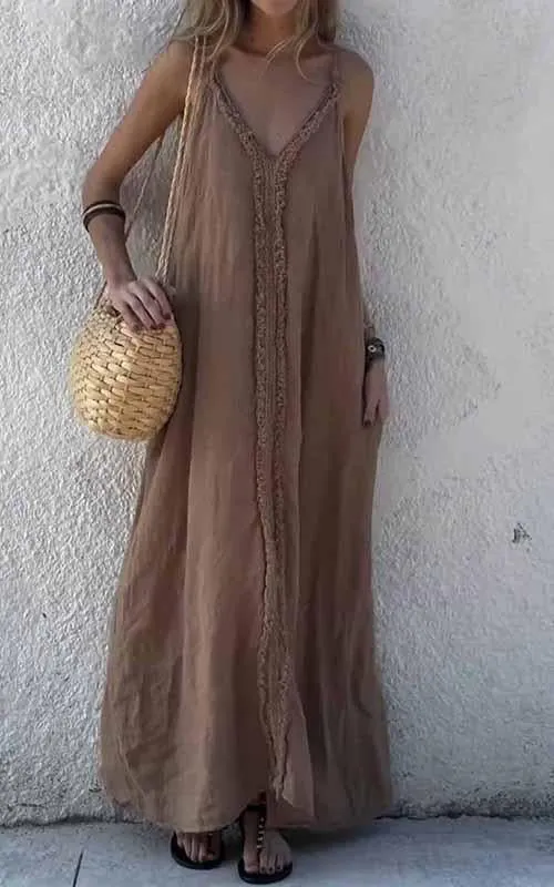 Sleek Modern Slip Dress with Delicate Vibe - Image 13