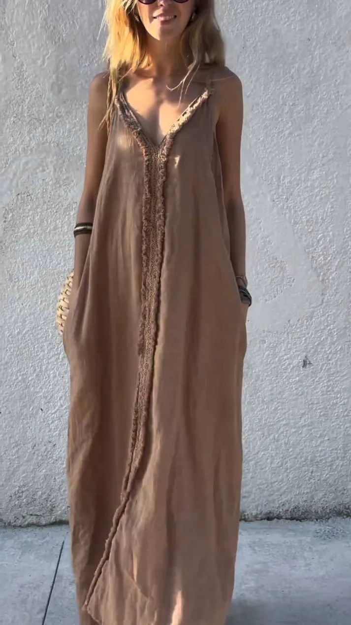 Sleek Modern Slip Dress with Delicate Vibe - Image 14