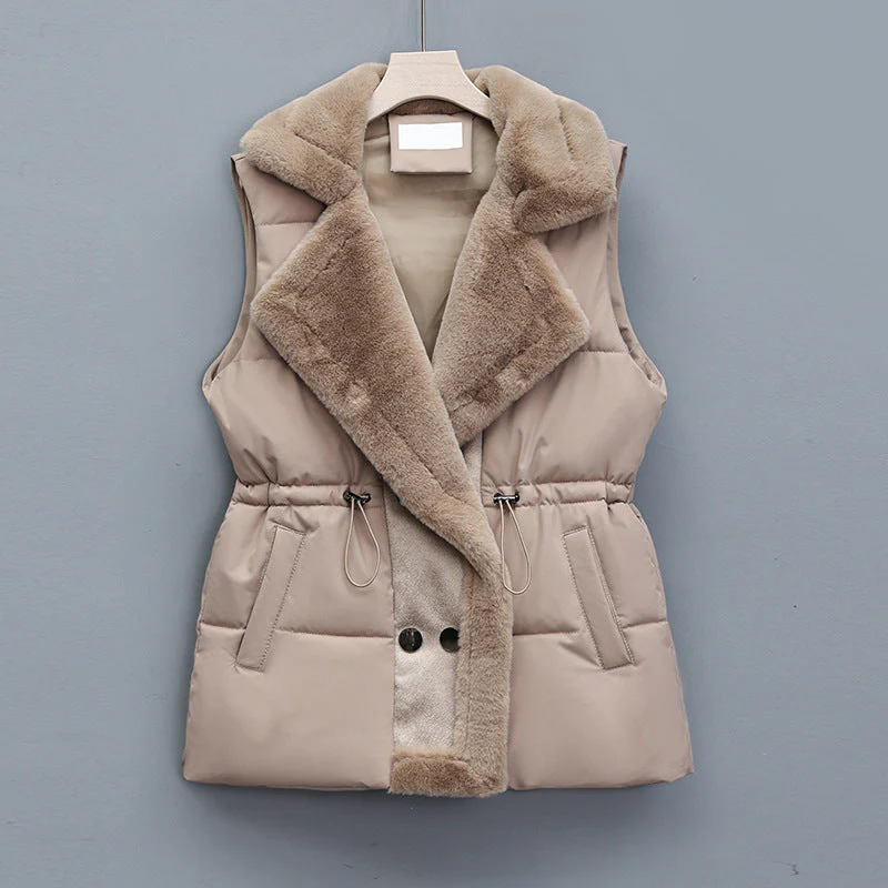Sleek Quilted Down Puffer Jacket - Image 3