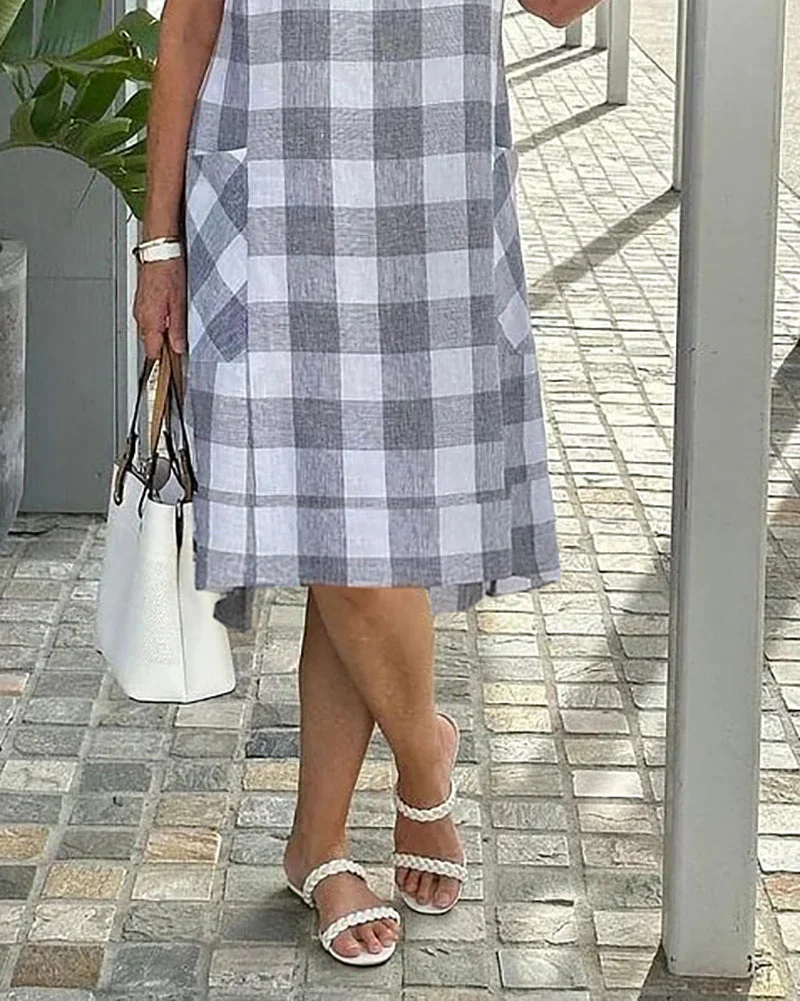 Sleeve Loose Floaty Dress - Image 4