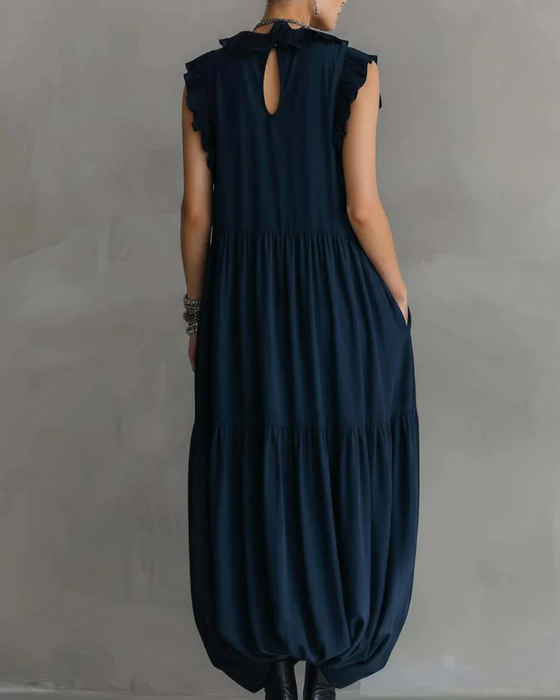 Sleeveless Lantern Dress - Image 3
