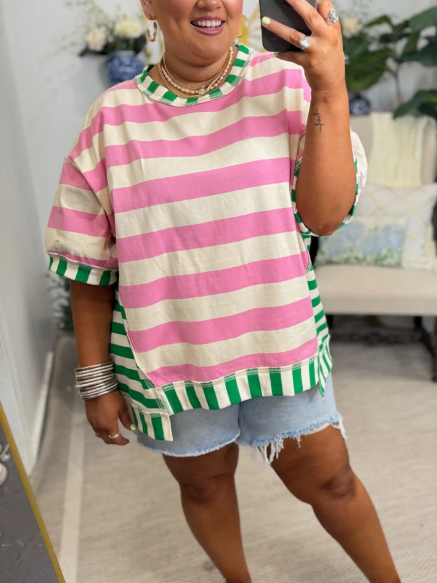 Soft Everyday Stripe Top – Flattering Fit for Casual Office Days and Relaxed Weekend Outfits - Image 15