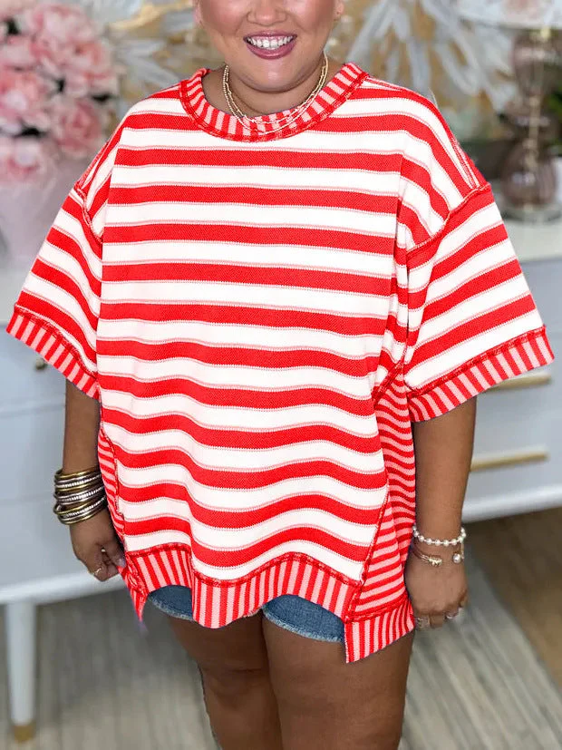 Soft Everyday Stripe Top – Flattering Fit for Casual Office Days and Relaxed Weekend Outfits - Image 9