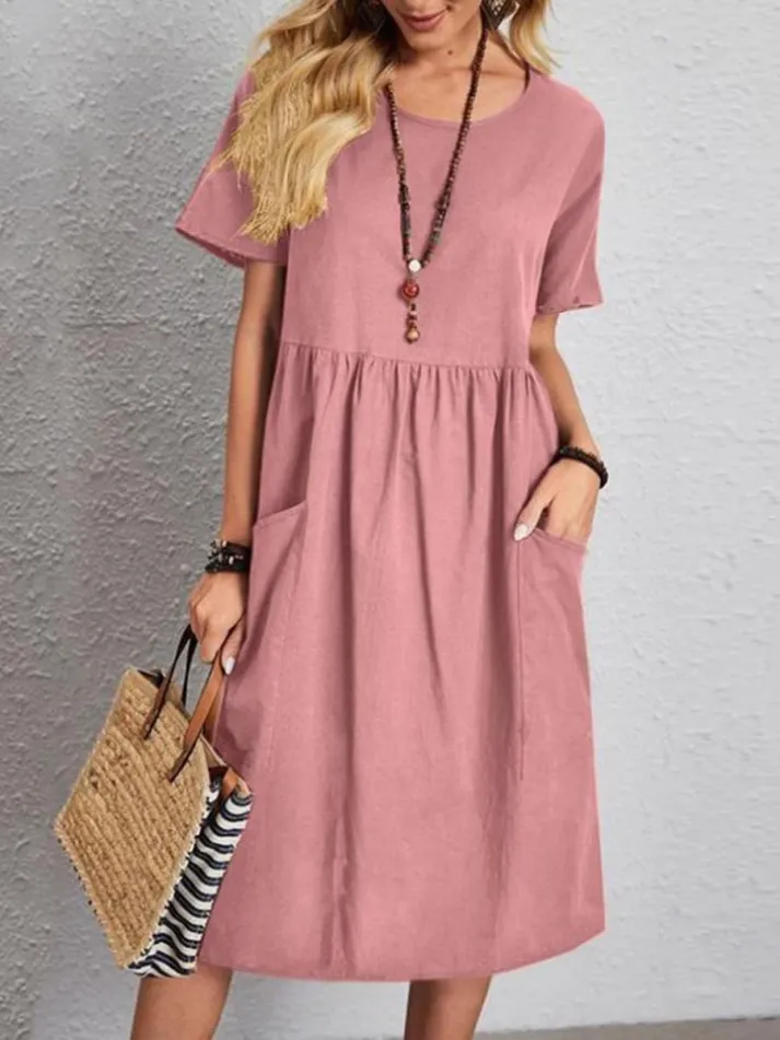 Soft Flowing Dress with Casual Ease - Image 4