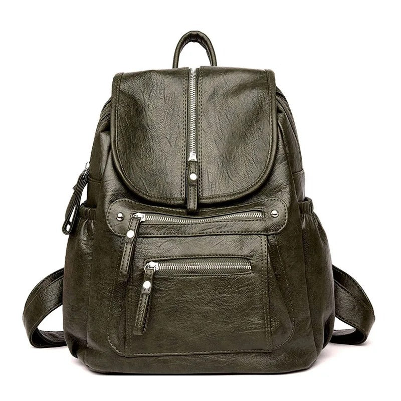 Soft Leather Backpack with Lightweight Feel - Image 8