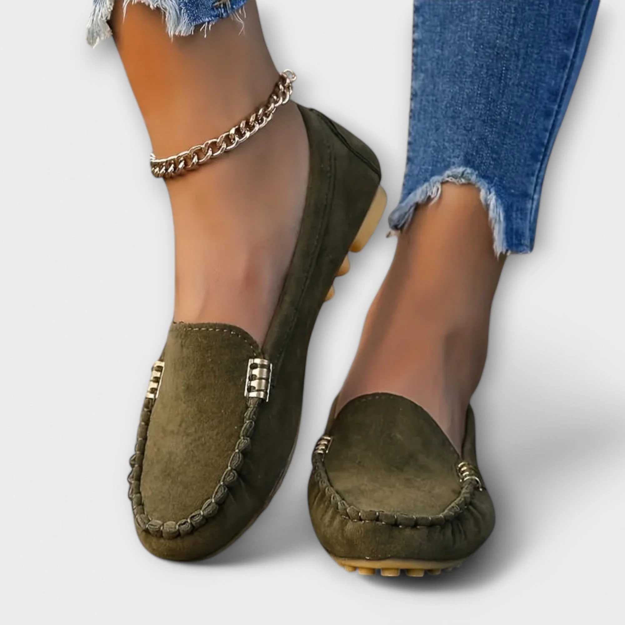 Soft Leather Moccasin Slip-On Shoes - Image 12