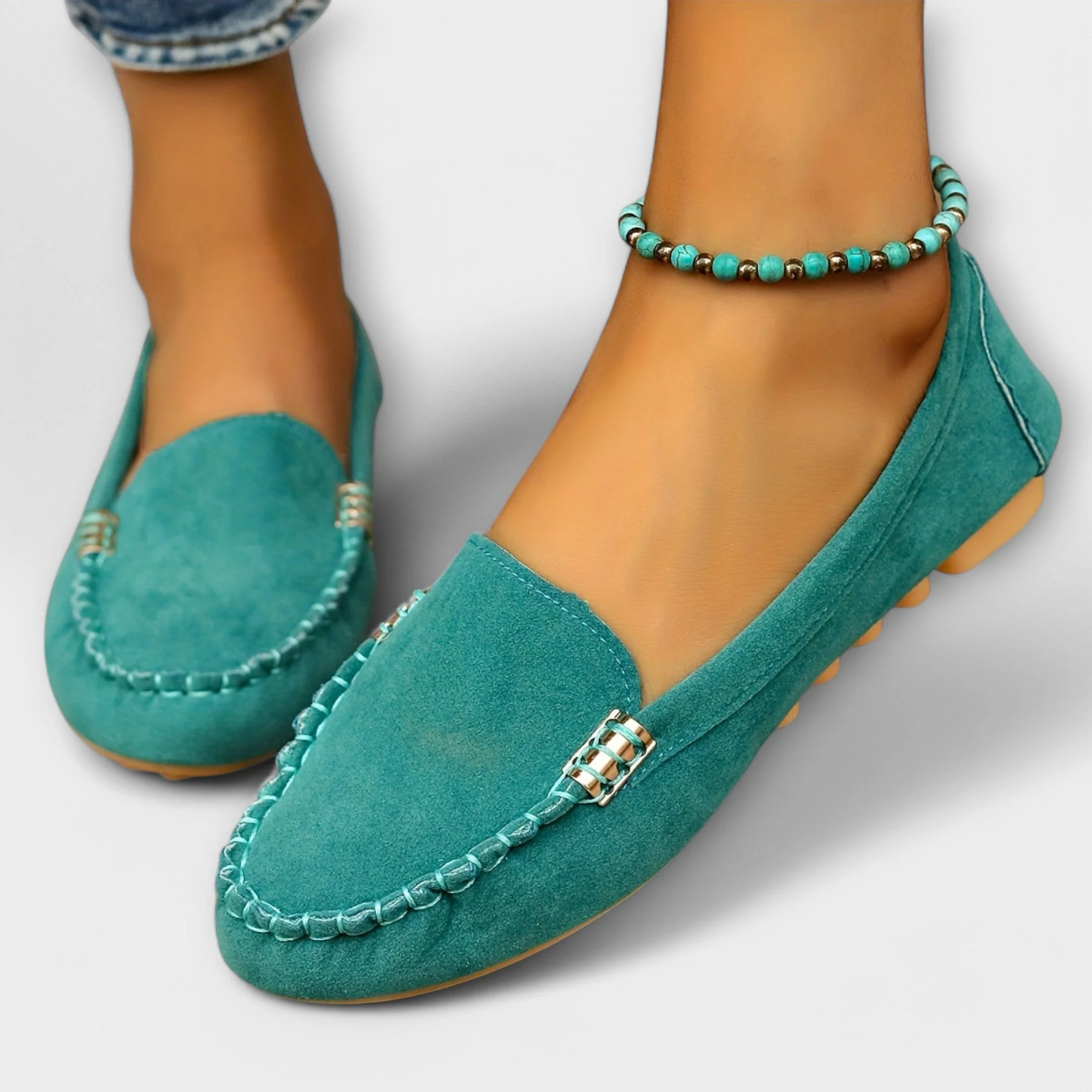 Soft Leather Moccasin Slip-On Shoes - Image 2